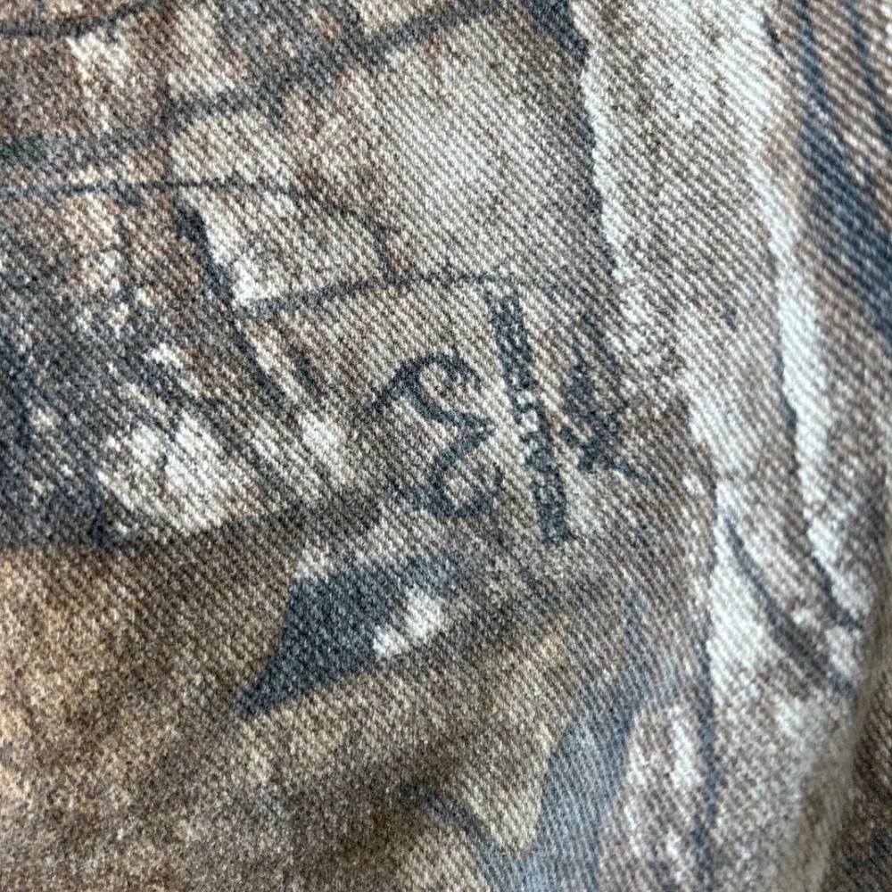 Rustic Ridge Mens Camouflage Denim Pants 38x30 RealTree Style Camo Cotton Twill